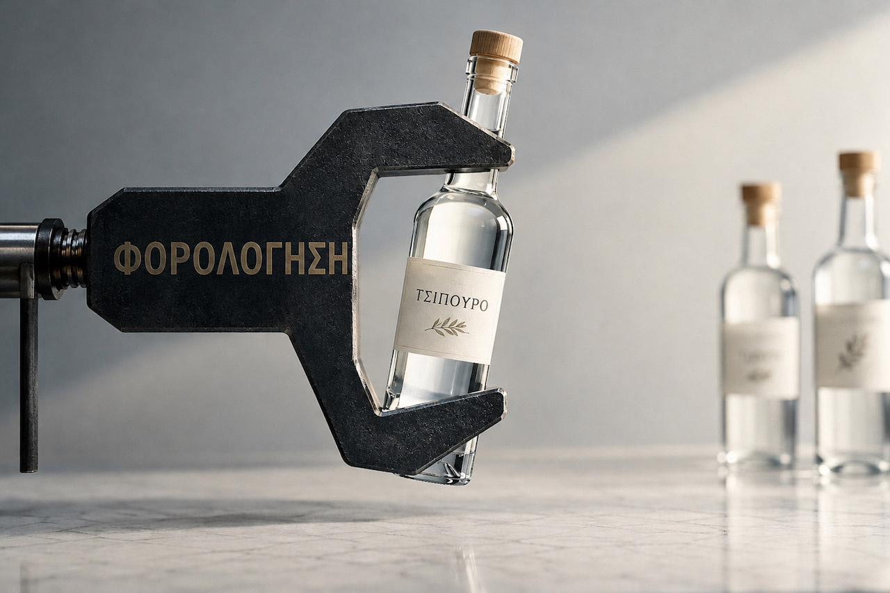 Πόσο κοστίζουν, τελικά, το εμφιαλωμένο τσίπουρο και η τσικουδιά στην Ελλάδα; Με τους φόρους περίπου στο μισό της τιμής πώλησης μιας φιάλης, η ανταγωνιστικότητα των προϊόντων επηρεάζεται ακόμα και διεθνώς, πέρα από το διαχρονικό πρόβλημα του χύμα τσίπουρου. Πού βρίσκεται η ισορροπία ανάμεσα στα δημόσια έσοδα, την παράδοση και την ανάπτυξη επώνυμων ελληνικών αποσταγμάτων;